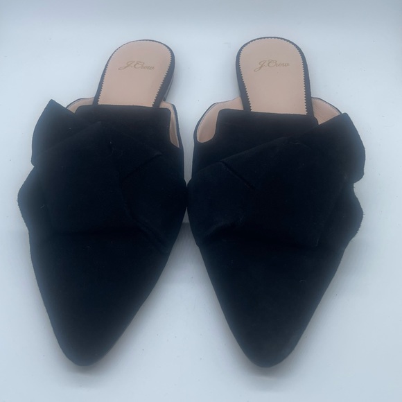 J Crew Pointed Toe Slides In Suede K0566 - Picture 4 of 11